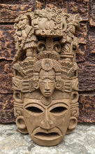 Load image into Gallery viewer, Aztec Mayan Yaxchilán mask wall plaque relief Sculpture www.Neo-Mfg.com carving
