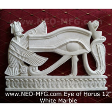 Load image into Gallery viewer, History Egyptian Pharaoh Eye of Horus Sculptural wall relief Neo-Mfg 12" h12
