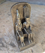 Load image into Gallery viewer, Egyptian God Amun &amp; Mut Sculpture museum reproduction art 7" www.Neo-Mfg.com home decor
