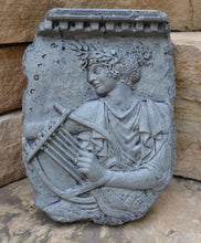 Load image into Gallery viewer, Roman Greek Parthenon harp lyrer music Artifact Carved Sculpture Statue www.Neo-Mfg.com e11
