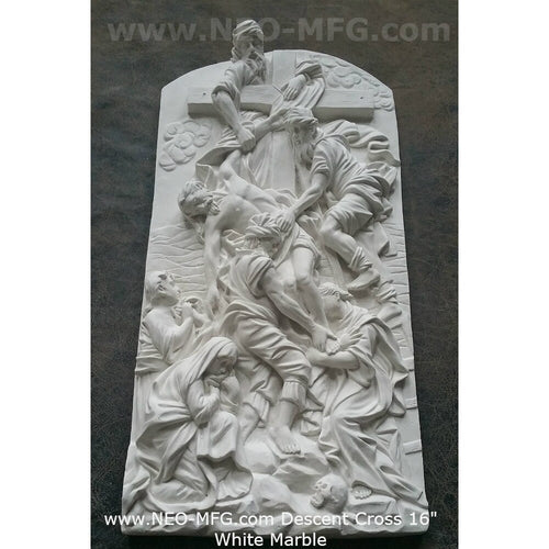 Religious Descent from the Cross Deposition Christ wall art plaque 16