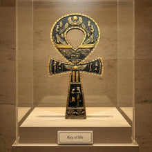 Load image into Gallery viewer, History Egyptian Ankh Life hieroglyph Sculptural wall relief www.Neo-Mfg.com 16"
