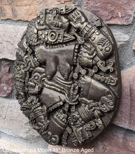 Load image into Gallery viewer, History Aztec Maya Artifact Coyolxauhqui Moon goddess wall relief Sculpture 11" Tall www.Neo-Mfg.com home decor art n3
