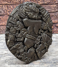 Load image into Gallery viewer, History Aztec Maya Artifact Coyolxauhqui Moon goddess wall relief Sculpture 11" Tall www.Neo-Mfg.com home decor art n3
