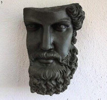 Load image into Gallery viewer, Roman Greek emperor Lucius Verus Fragment 3D Portrait Face Wall Plaque Sculpture 11" www.Neo-Mfg.com Museum reproduction Marcus Aurelius
