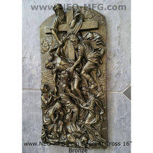 Load image into Gallery viewer, Religious Descent from the Cross Deposition Christ wall art plaque 16" www.Neo-Mfg.com

