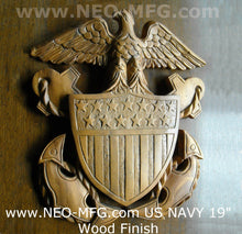 Load image into Gallery viewer, Military Navy nautical sailor Sculpture Wall Plaque 19" Tall www.Neo-Mfg.com
