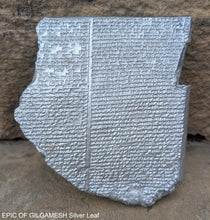 Load image into Gallery viewer, History EPIC OF GILGAMESH Pre-Biblical Deluge flood Story museum replica cuneiform tablet Sculpture 6" www.Neo-Mfg.com home decor
