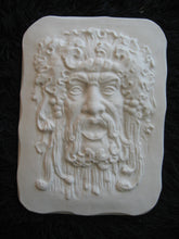 Load image into Gallery viewer, Roman Greek BACCHUS Dionysus Greenman Figure Sculptural Wall frieze plaque Fragment relief www.Neo-Mfg.com 16&quot;
