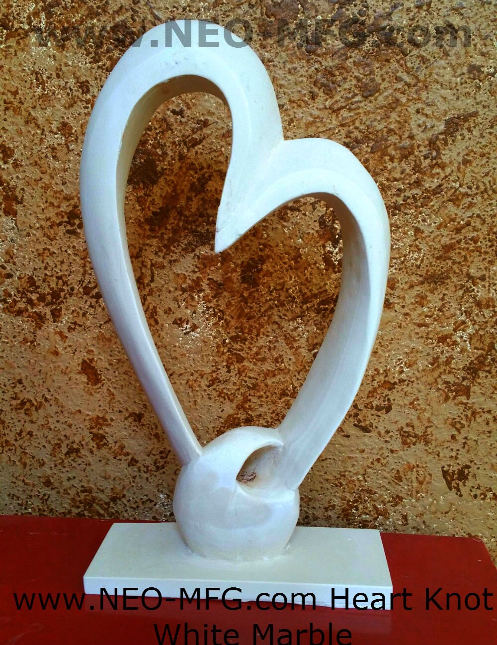Decor Heart Knot Sculpture statue www.Neo-Mfg.com 11