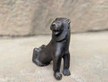 Load image into Gallery viewer, Bronze statuette of a lion - Etruscan - Archaic Museum reproduction
