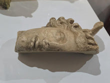 Load image into Gallery viewer, Roman Greek Hermes winged head Face fragment Wall Plaque Sculpture Fragment 10.5" Museum Quality reproduction www.Neo-Mfg.com
