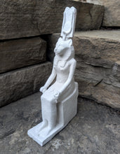 Load image into Gallery viewer, Egyptian Sekhmet seated statue sculpture www.Neo-Mfg.com
