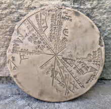 Load image into Gallery viewer, Sumerian Star chart museum replica cuneiform tablet Sculpture www.Neo-Mfg.com home decor

