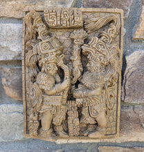 Load image into Gallery viewer, Aztec Mayan Lintel 58 carving high relief 3d wall plaque Artifact www.NEO-MFG.com
