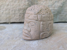 Load image into Gallery viewer, Aztec Maya Mesoamerica Olmec Colossal Head Sculpture www.NEO-MFG.com
