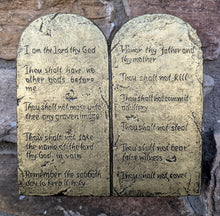 Load image into Gallery viewer, Religious Ten 10 commandments Decalogue Moses Mount Sinai Judaism, Christianity, Aseret ha-Dvarím, Dekalogoi 7" www.NEO-MFG.com
