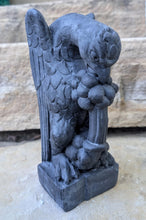 Load image into Gallery viewer, Gargoyle mythical sculpture statue wall plaque www.NEO-MFG.com 9.75" winged
