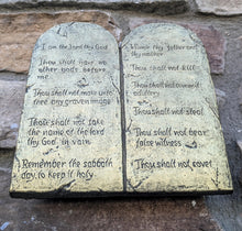 Load image into Gallery viewer, Religious Ten 10 commandments Decalogue Moses Mount Sinai Judaism, Christianity, Aseret ha-Dvarím, Dekalogoi 7" www.NEO-MFG.com

