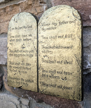 Load image into Gallery viewer, Religious Ten 10 commandments Decalogue Moses Mount Sinai Judaism, Christianity, Aseret ha-Dvarím, Dekalogoi 7" www.NEO-MFG.com
