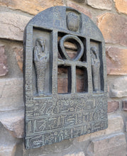Load image into Gallery viewer, History Egyptian Stele for Senebef and Ipta Artifact Carved Sculpture Statue 17" Tall www.Neo-Mfg.com Museum reproduction
