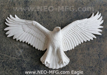 Load image into Gallery viewer, Animal Eagle sculpture wall frieze www.Neo-Mfg.com 16" wide plaque art
