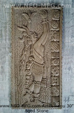 Load image into Gallery viewer, History Aztec Maya Honu Artifact Carved Sun Stone Sculpture Statue 30&quot; Tall www.Neo-Mfg.com
