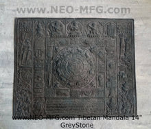 Load image into Gallery viewer, Asia Tibetan Nepalese Mandala Plaque Sculpture 14" Wide www.Neo-Mfg.com Tibet home decor
