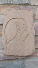 Load and play video in Gallery viewer, History Egyptian Akhenaten Sculptural wall relief  www.Neo-Mfg.com 13" Museum reproduction L3
