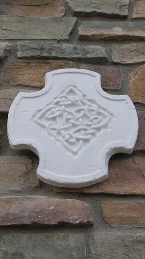 Celtic tile wall sculpture wall decor plaque www.Neo-Mfg.com 7"
