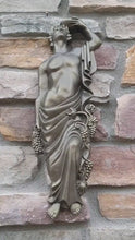 Load and play video in Gallery viewer, Roman Greek Wine Bearer Figure Sculptural Wall relief www.Neo-Mfg.com 18" tall
