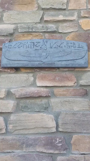 History Egyptian Isis Tomb Seti I Sculptural wall relief  www.Neo-Mfg.com 20.5"