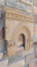 Load and play video in Gallery viewer, Roman Greek wall archway architectural fragment sculpture relief frieze www.NEO-MFG.com 16"
