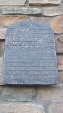 Load and play video in Gallery viewer, History Egyptian Magic Stela Sculptural wall relief  www.Neo-Mfg.com 15&quot;
