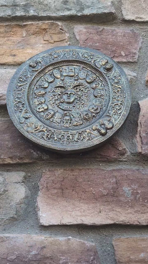 History Medusa Shield Artifact Carved Sculpture Statue 7" www.Neo-Mfg.com b10
