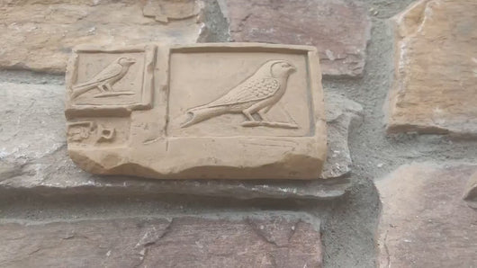 History Egyptian Swallow Block sculpture Wall plaque carving www.Neo-Mfg.com Museum reproduction
