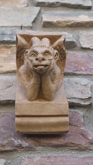 Griffin Gargoyle Notre wall Shelf wing sculpture www.NEO-MFG.com 7" corbel