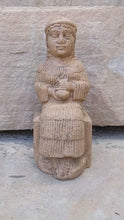 Load and play video in Gallery viewer, Sumerian Sculptural  woman with aryballo www.Neo-Mfg.com 7.87" Museum reproduction
