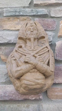 Load and play video in Gallery viewer, Egyptian Osiris fragment torso Sculptural wall relief bust www.Neo-Mfg.com 14"
