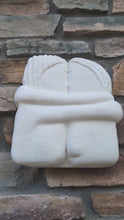 Load and play video in Gallery viewer, History Brancusi Kiss  Sculptural wall relief www.Neo-Mfg.com 10" home plaque art
