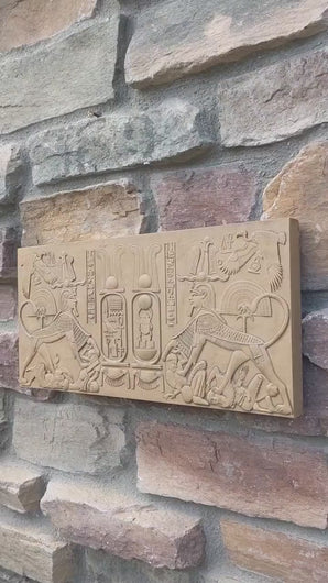 Egyptian King Tutankhamun Tut Artifact Carved Sculpture Statue 16" www.Neo-Mfg.com Museum reproduction