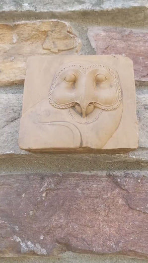 History Egyptian Owl Sculptural wall relief  www.Neo-Mfg.com 4.5" k5