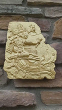 Load and play video in Gallery viewer, History Aztec Maya Chalchiuhtlicue  Artifact Carved Rite Sun Stone Sculpture Statue 11" Tall www.Neo-Mfg.com Codex m7
