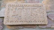 Load and play video in Gallery viewer, History Aztec Mayan Palace tomb carving wall plaque art 12.5" www.Neo-Mfg.com a3
