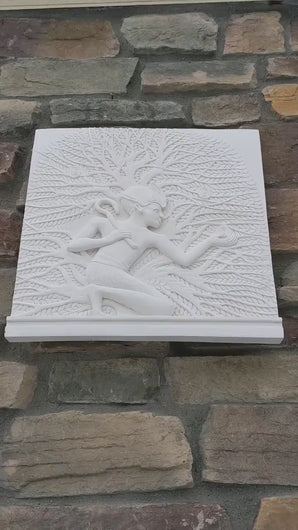 Egyptian Tree of life Karnak temple Ramses II Sculptural wall relief www.Neo-Mfg.com