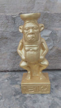 Load and play video in Gallery viewer, Egyptian Bes god Statue Sculpture Artifact  Sculpture 8&quot; www.Neo-Mfg.com home decor
