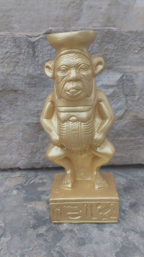 Egyptian Bes god Statue Sculpture Artifact  Sculpture 8" www.Neo-Mfg.com home decor