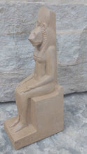 Load and play video in Gallery viewer, History Egyptian Goddess Sekhmet seated Sculpture Statue 7.5&quot; www.Neo-Mfg.com Museum Replica
