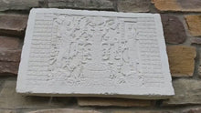 Load and play video in Gallery viewer, Aztec Mayan Temple Foliated Cross Tablet  Sculpture 17" www.Neo-Mfg.com Plaque relief carving
