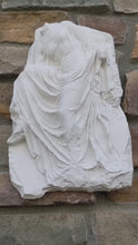 Load and play video in Gallery viewer, Roman Greek Nike from Acropolis Samothrace Wall High Relief Winged Victory Sculpture Statue 14.5" Tall www.Neo-Mfg.com home decor
